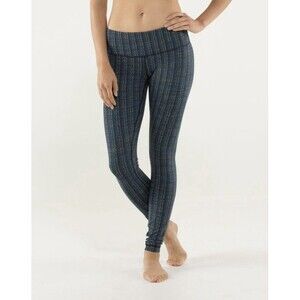 Lululemon Pants Wunder Under Legging Ziggy Wee Inkwell SZ Small 30”‎ Inseam EUC